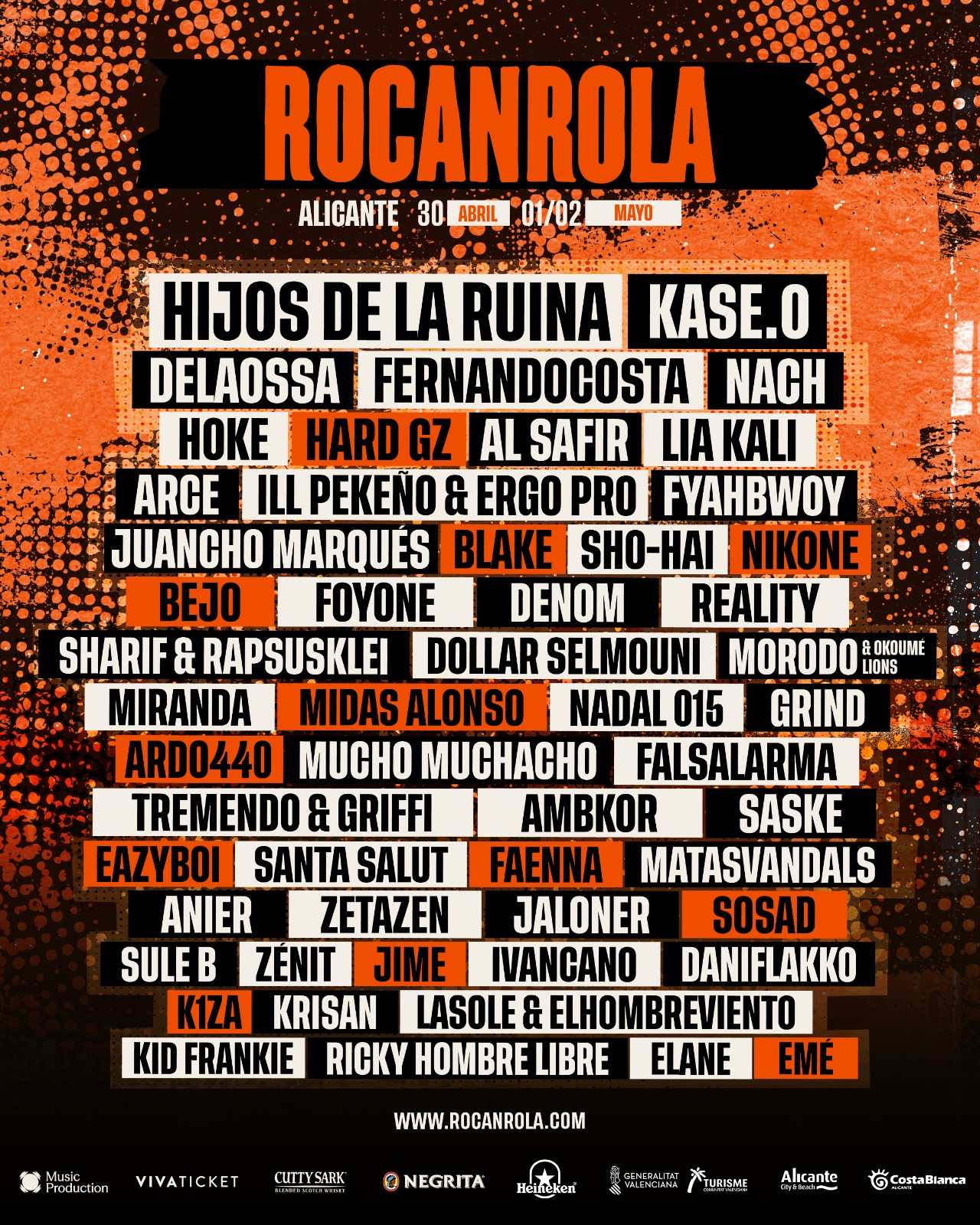 Rocanrola 2026 Turns Alicante into Spain’s Hip-Hop Capital